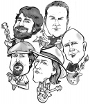 Black and White Gift Caricature